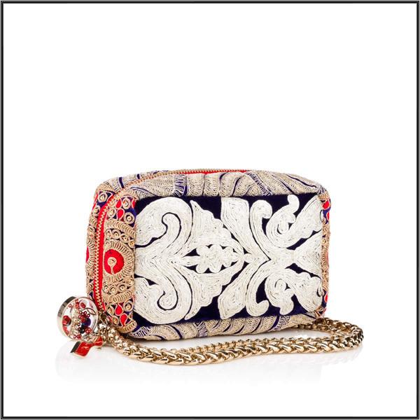 Christian Louboutin スーパーコピー★刺繍リボンPiloutin Clutch 7092502